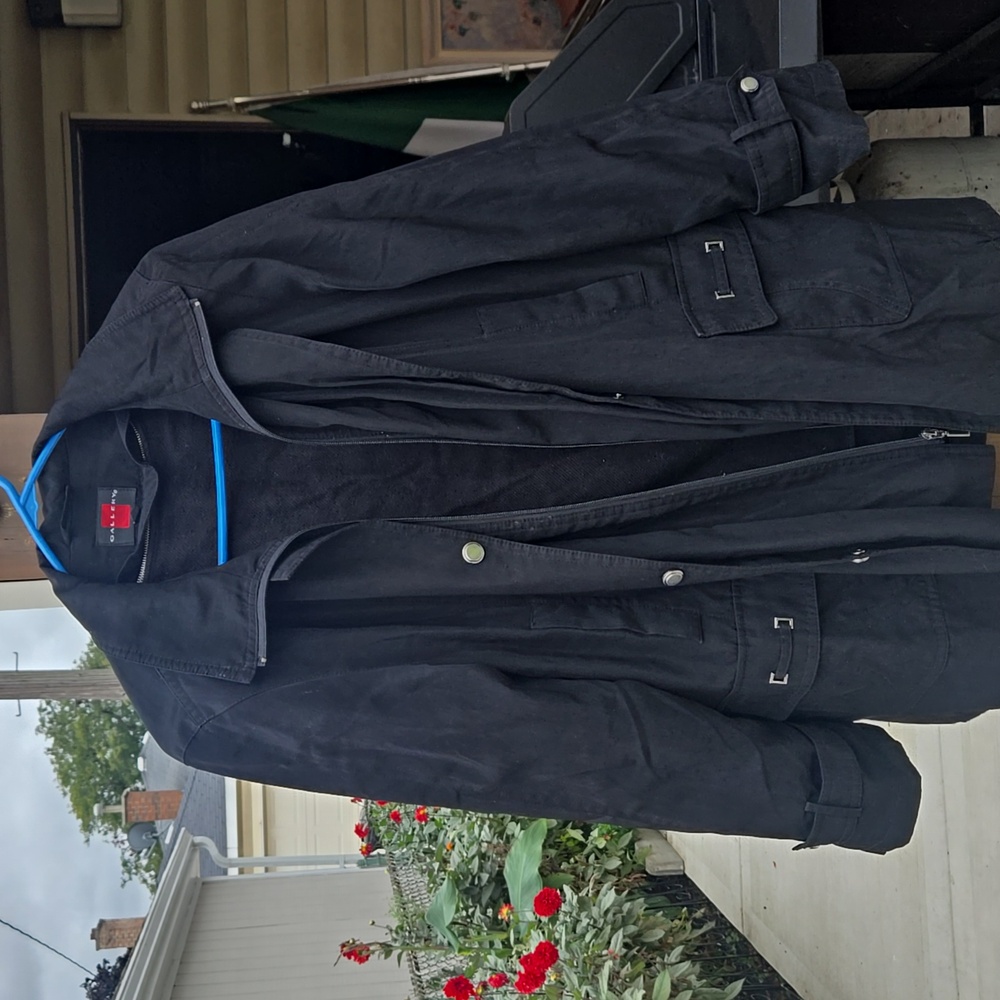 Gallery Men's Black Military Jacket
